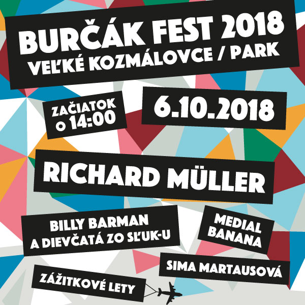 BURČÁK FEST  2018 Veľké Kozmálovce