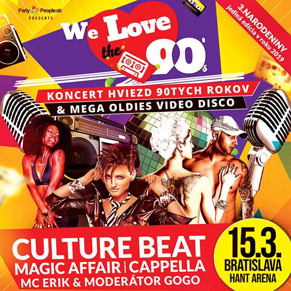 We Love 90- Culture Beat-Magic Affair-Cappella