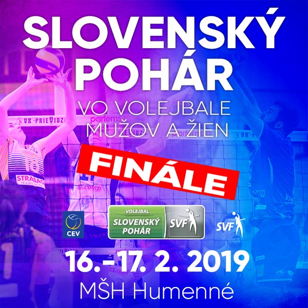 Finále Slov. pohára vo volejbale mužov a žien