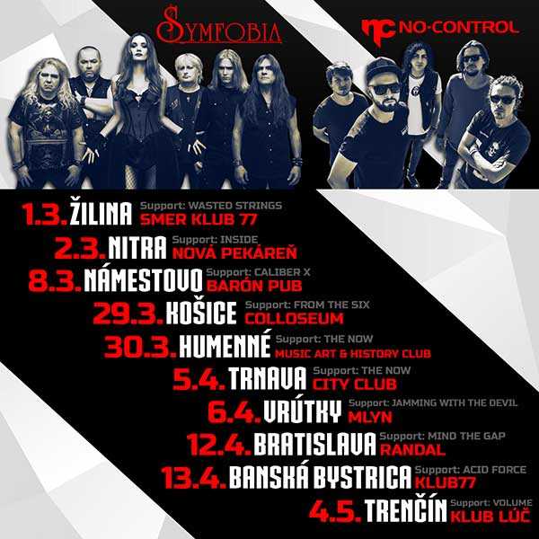 Symfobia + NoControl Tour
