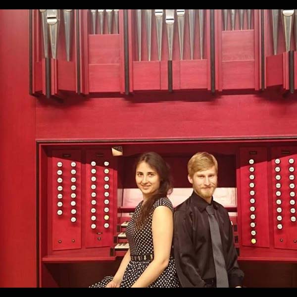 DINA IKHINA & DENIS MAKHANKOV, organové duo / RUS