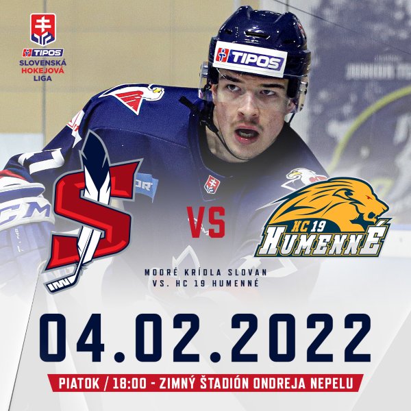 Modré krídla Slovan vs HC 19 Humenné