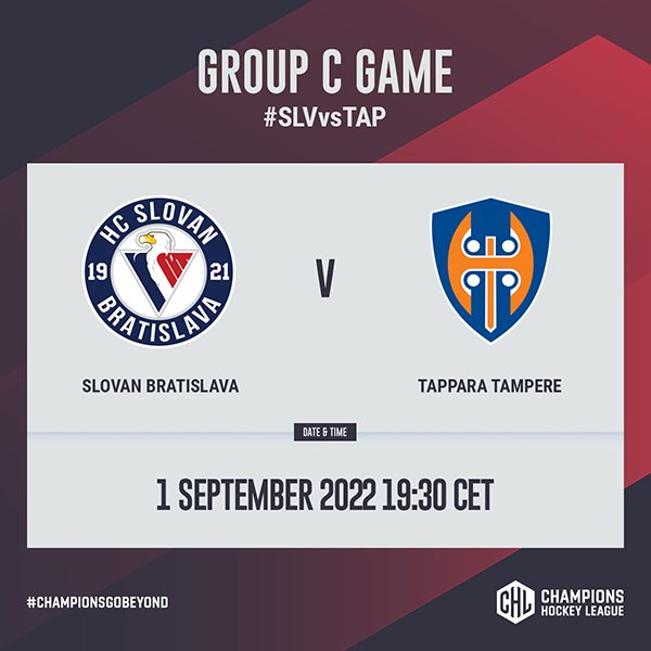 HC SLOVAN Bratislava - Tappara Tampere