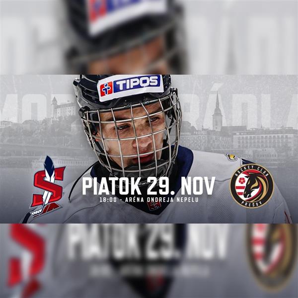 Modré krídla Slovan vs HK Gladiators Trnava