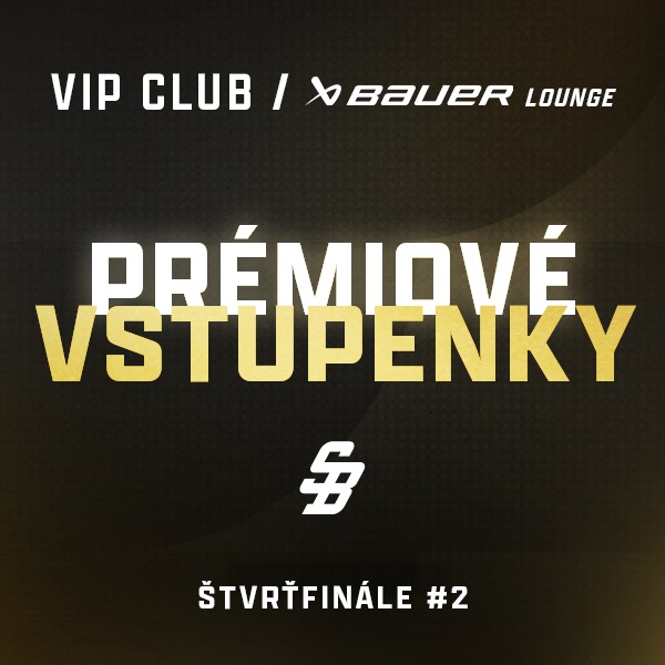PRÉMIOVÉ VSTUPENKY: HC SLOVAN Bratislava vs HK 32 Liptovský Mikuláš - QF2