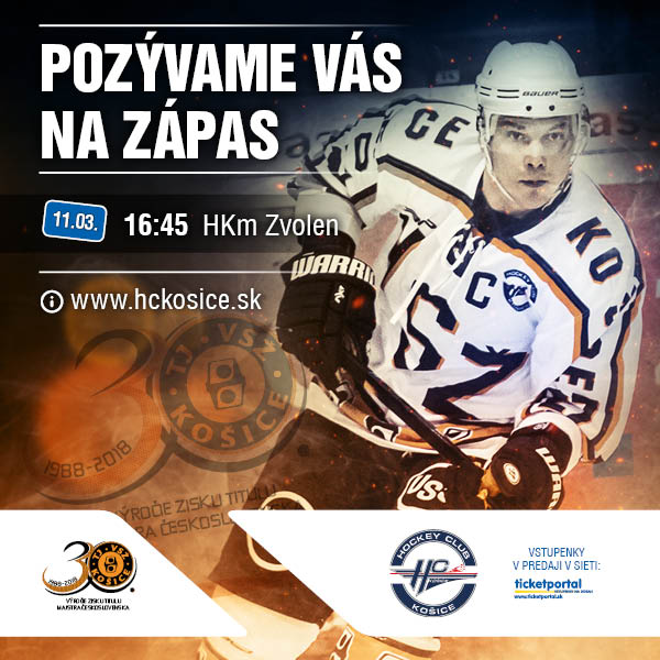 HC Košice - HKM Zvolen