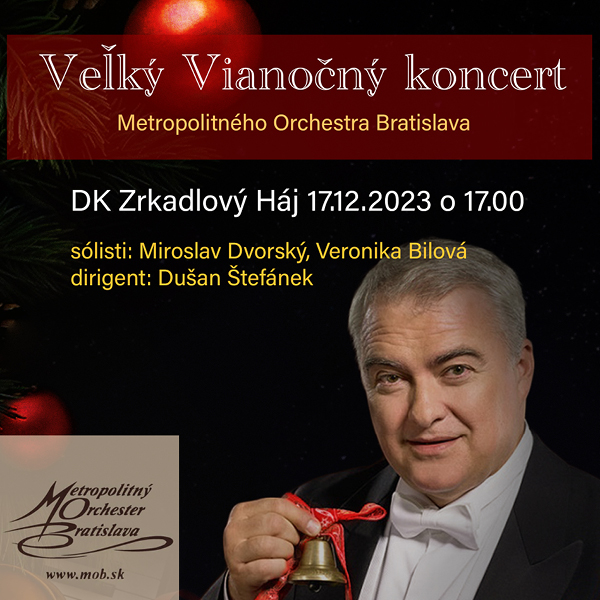 METROPOLITNÝ ORCHESTER BRATISLAVA - VEĽKÝ VIANOČNÝ KONCERT