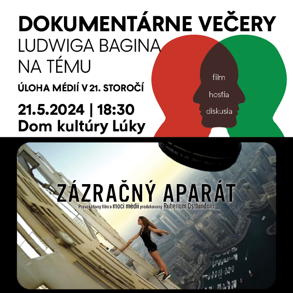 DOKUMENTÁRNE  VEČERY LUDWIGA BAGINA NA TÉMU