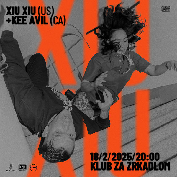 KLUB ZA ZRKADLOM: XIU XIU (US) + KEE AVIL (CA)