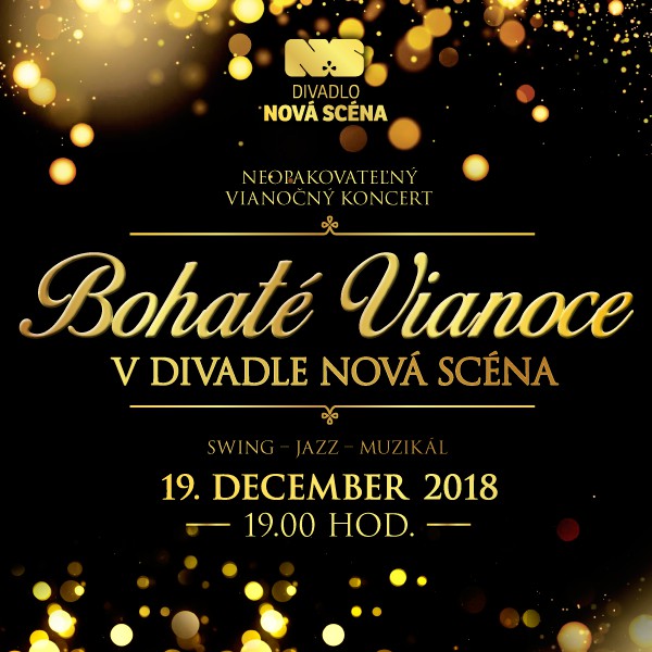 Bohaté Vianoce v Divadle Nová Scéna
