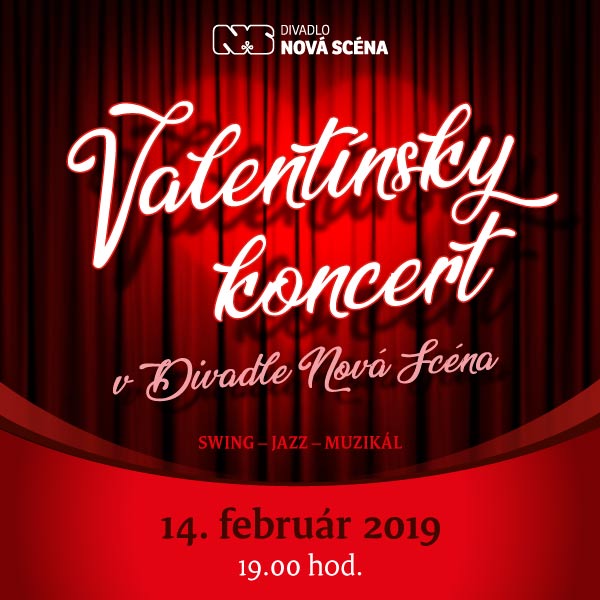 Valentínsky koncert v Divadle Nová scéna