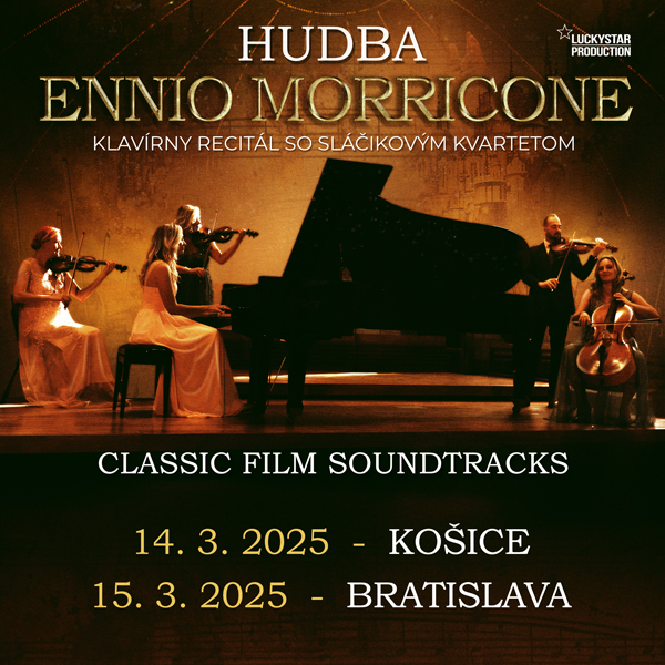 Hudba Ennio Morricone klavírny recitál so sláčikovým kvartetom