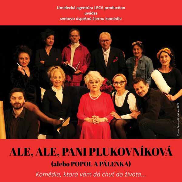 ALE, ALE, PANI PLUKOVNÍKOVÁ – divadelná komédia