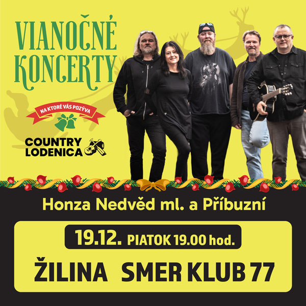 Honza Nedvěd a Příbuzní – vianočný koncert