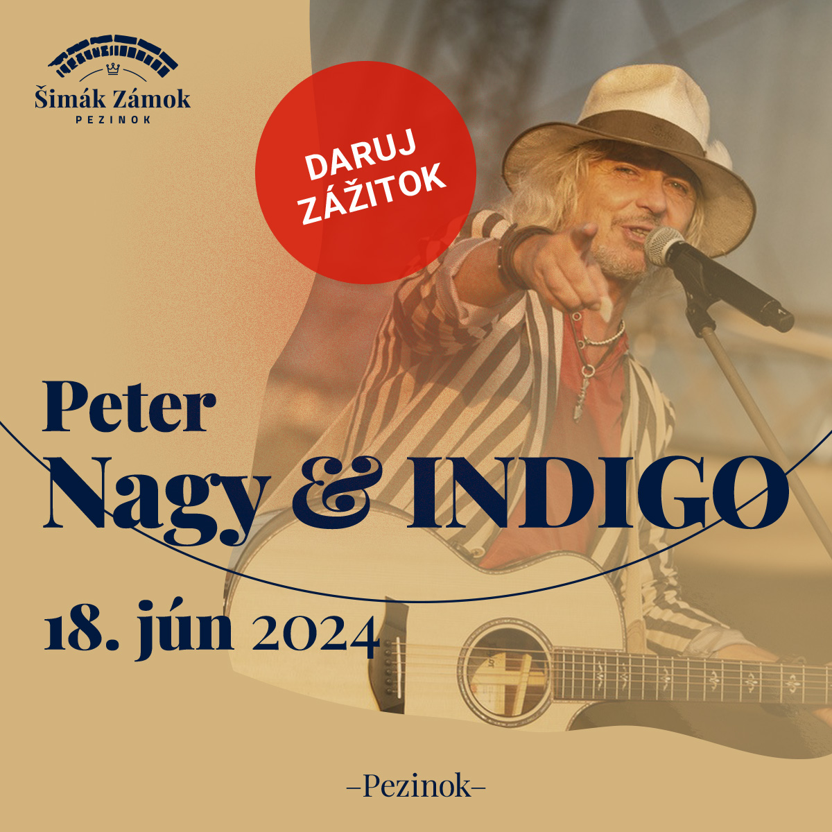 Peter Nagy so skupinou INDIGO na zámku