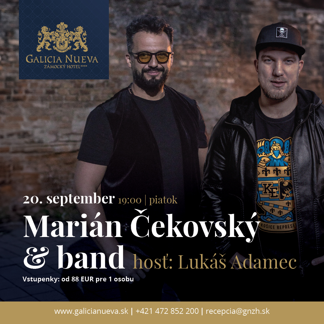 Marián Čekovský & band a hosť Lukáš Adamec