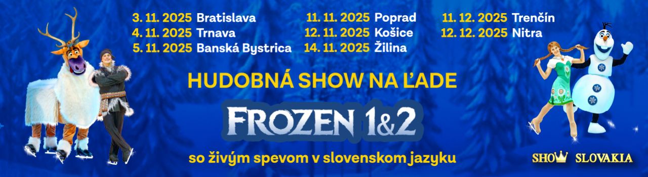 Hudobná šou na ľade Frozen 1&2