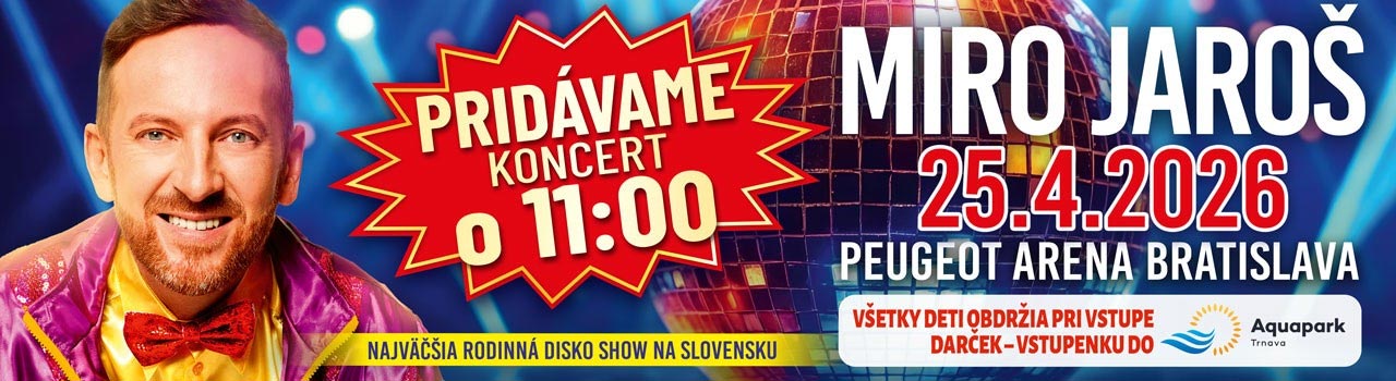 MIRO JAROŠ - Najväčšia rodinná disko show na Slovensku