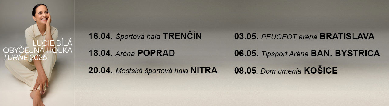 LUCIE BÍLÁ OBYČEJNÁ HOLKA TURNÉ 2026